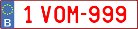 Truck License Plate